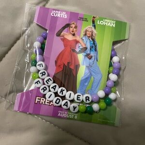 Disney Freaky Friday Beaded Bracelet - Purple, Green, White